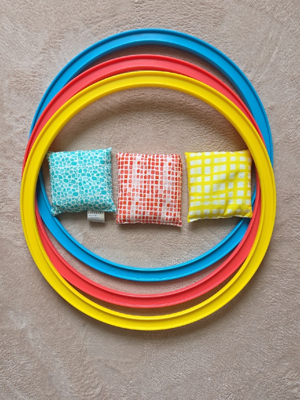 Lovevery Jump-In Hoops & Bean Bags Months 31, 32, 33+